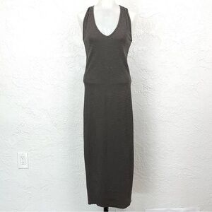 Thom/Krom Women Adjustable V Neck Cotton Tank Maxi Dress